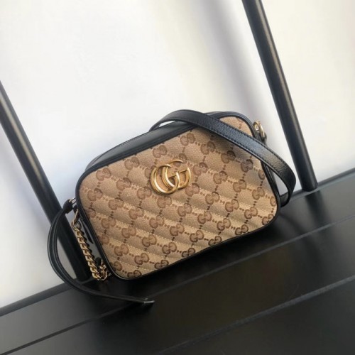 Gucci GG Marmont canvas minitas 448065 Zwart