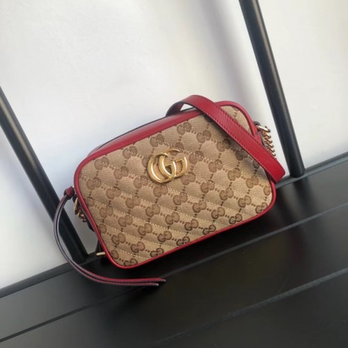 Gucci GG Marmont canvas minitas 448065 rood