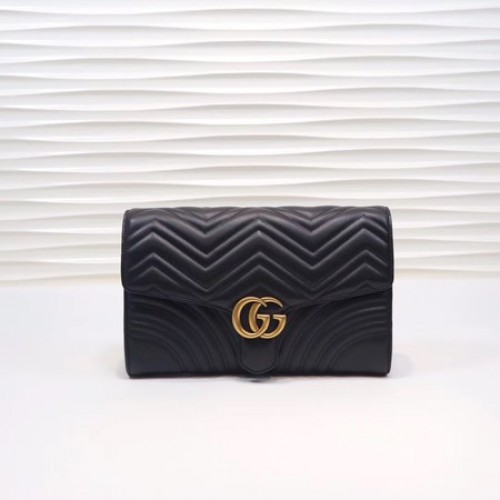 Gucci GG Marmont clutch 498079 zwart