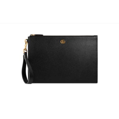 Gucci GG Marmont leren etui 475317 zwart