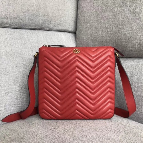 Gucci GG Marmont koerierstas 523369 rood