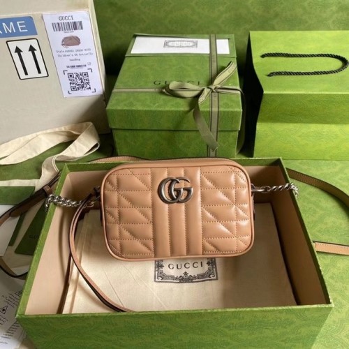 Gucci GG Marmont mini schoudertas 634936 Rose beige