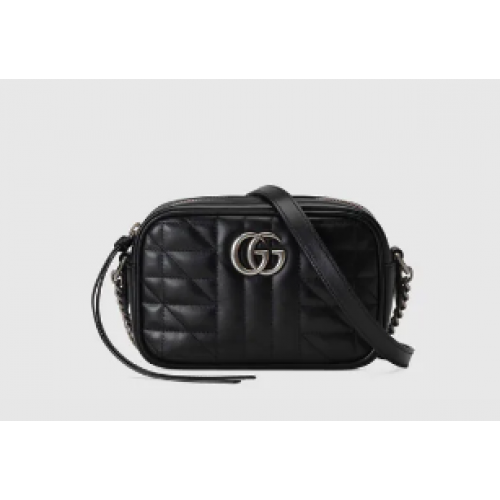 Gucci GG Marmont mini schoudertas 634936 zwart