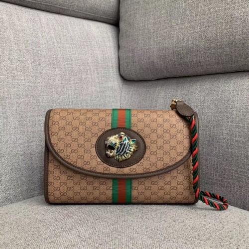 Gucci GG Marmont kleine schoudertas 570145 bruin