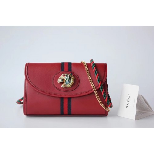 Gucci GG Marmont kleine schoudertas 570145 rood