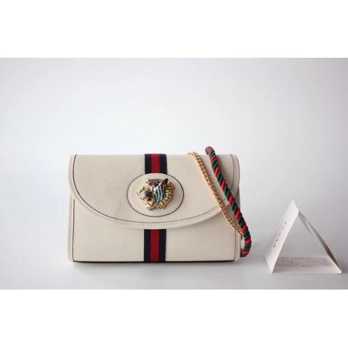 Gucci GG Marmont kleine schoudertas 570145 wit