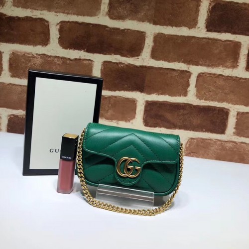 Gucci GG Marmont super clutch 575161 groen