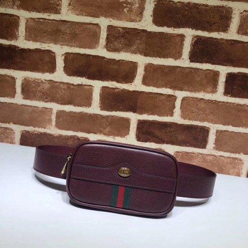 Gucci GG Original Leren heuptas 519308 Burgundy