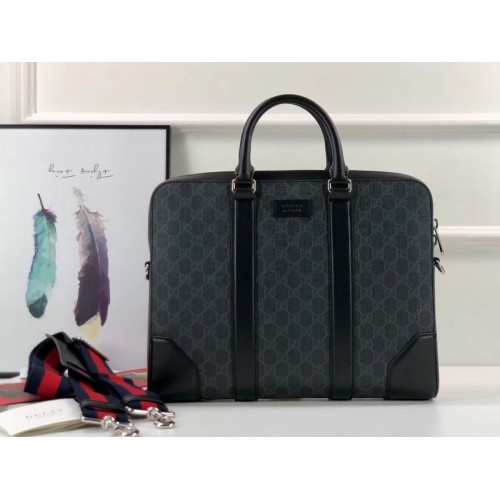 Gucci GG Original Leren draagtas 474135 zwart