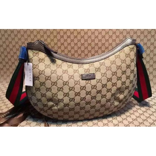 Gucci GG Plus medium koerierstas 181092 bruin