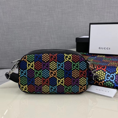 Gucci GG Psychedelische canvas koerierstas 574886 zwart