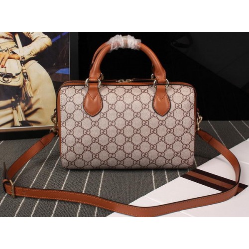 Gucci GG Supreme Top Handle Bag 409529 Tarwe