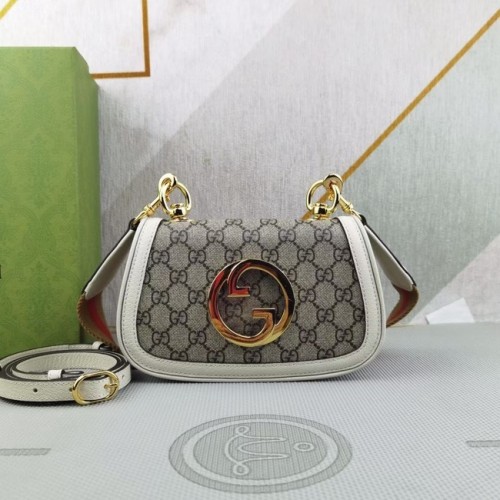 Gucci GG Supreme canvas Blondie minitas 698643 Wit
