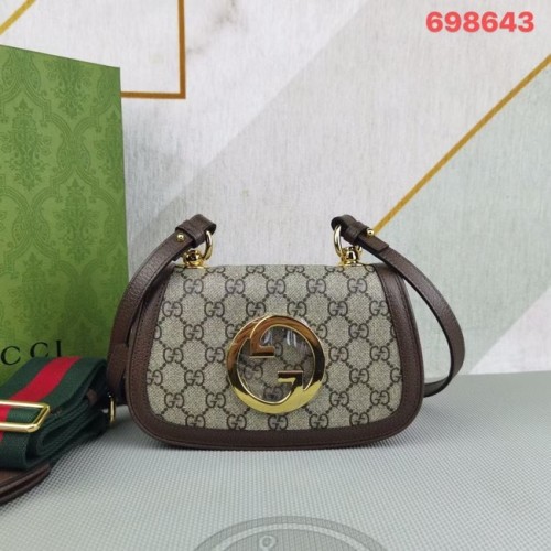 Gucci GG Supreme canvas Blondie minitas 698643 bruin