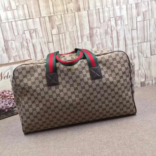 Gucci GG Supreme canvas Reistas 146310 bruin
