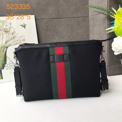 Gucci GG Supreme canvas schoudertas 523335 zwart