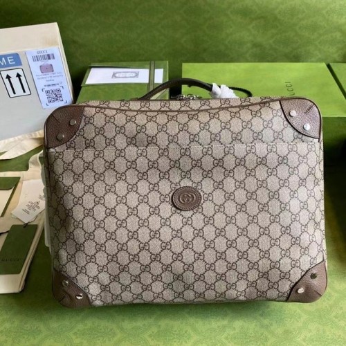 Gucci GG aktetas 658543 bruin