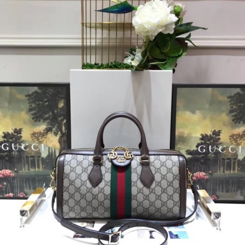 Gucci GG canvas ophidia draagtas van topkwaliteit 524532 bruin