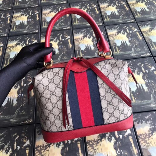 Gucci GG canvas draagtas van topkwaliteit 523433 rood