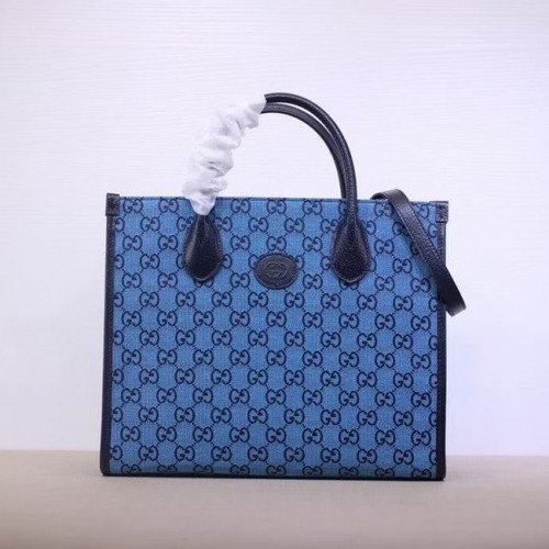Gucci GG kleine draagtas 659983 blauw