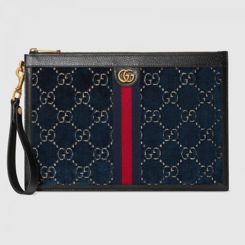 Gucci GG fluwelen clutch 575371