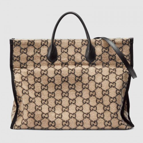 Gucci GG wol boodschappentas 598169 wit