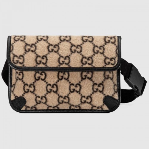Gucci GG wollen heuptas 598181 zwart