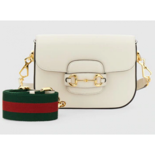 Gucci Horsebit 1955 minitas 658574 Wit