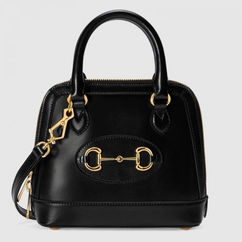 Gucci Horsebit 1955 mini top handle tas 640716 zwart