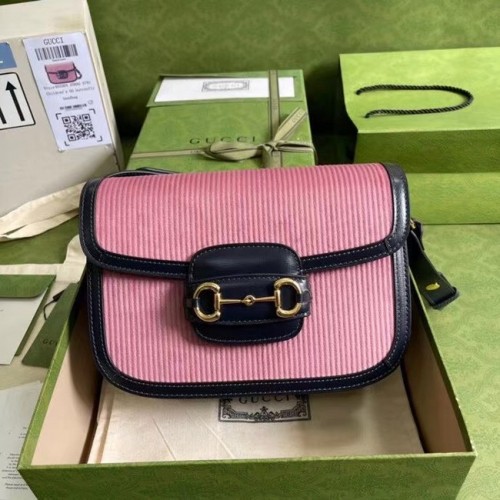 Gucci Horsebit 1955 kleine tas 602204 roze