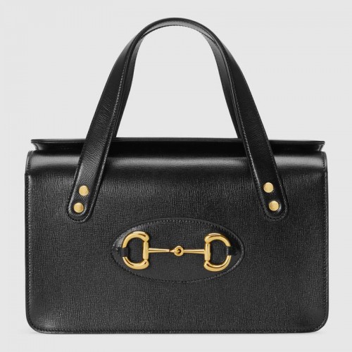 Gucci Horsebit 1955 kleine handtas 627323 zwart