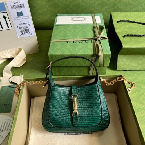 Gucci Jackie 1961 hagedis minitas 675799 groen