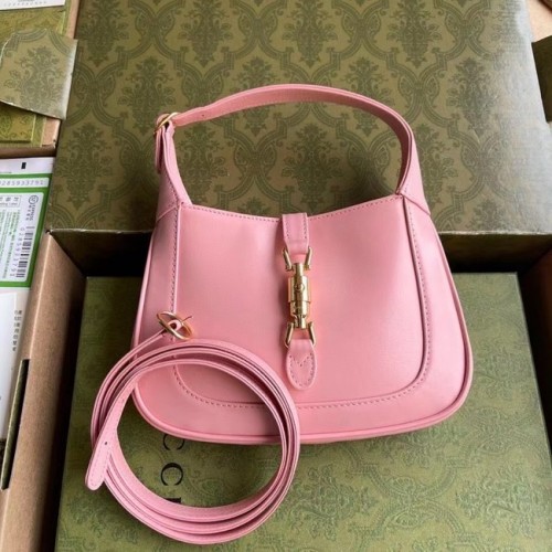 Gucci Jackie 1961 mini hobo tas 637091 roze