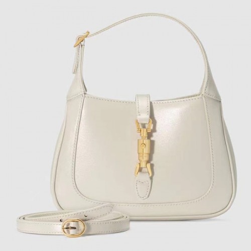 Gucci Jackie 1961 mini hobo tas 637091 wit