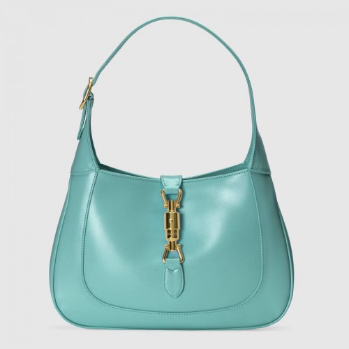Gucci Jackie 1961 kleine hobo tas 636709 hemelsblauw