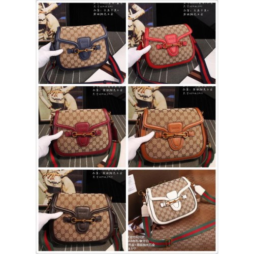 Gucci Lady Web GG canvas schoudertas 383848