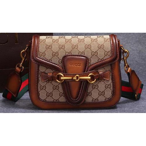 Gucci Lady Web Original GG canvas schoudertas 383848 Tarwe