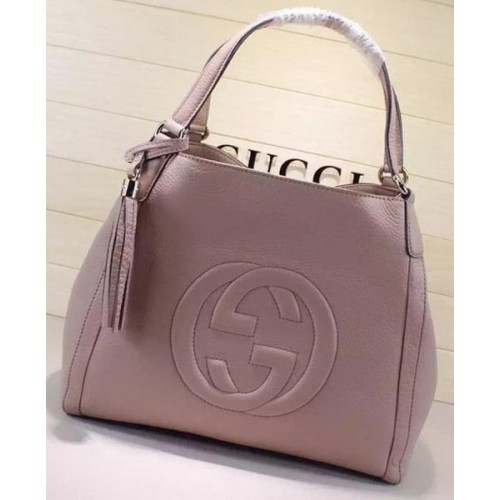Gucci Medium Soho Schoudertas Kalfsleer 282309 Abrikoos