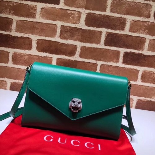 Gucci Medium schoudertas 527857 Groen