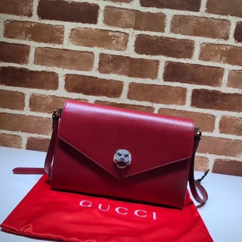 Gucci Medium schoudertas 527857 rood
