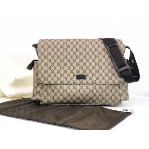 Gucci Messenger Luiertas GG Plus 211131 Grijs