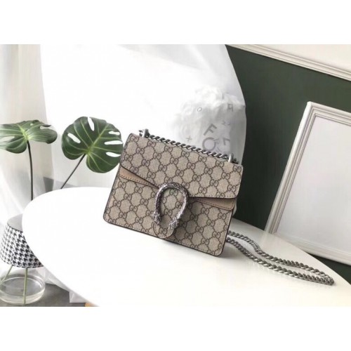 Gucci Mini Dionysus GG canvas schoudertas 421970 kaki