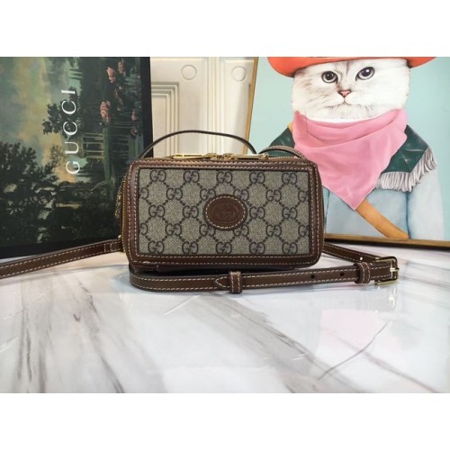 Gucci Mini schoudertas 671674 bruin
