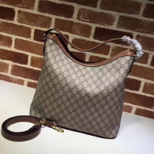 Gucci Miss GG canvas hobo tas 414930 abrikoos