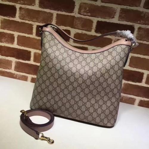 Gucci Miss GG canvas hobo tas 414930 roze