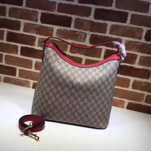 Gucci Miss GG canvas hobo tas 414930 rood
