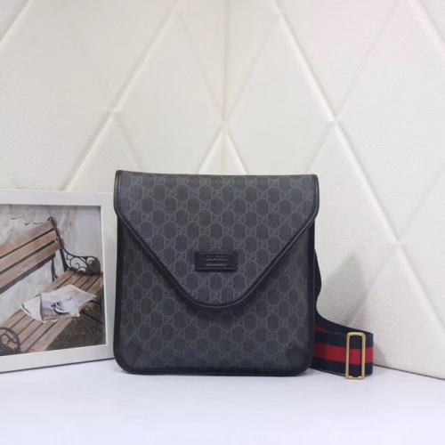 Gucci Neo Vintage GG medium koerier 598604 zwart