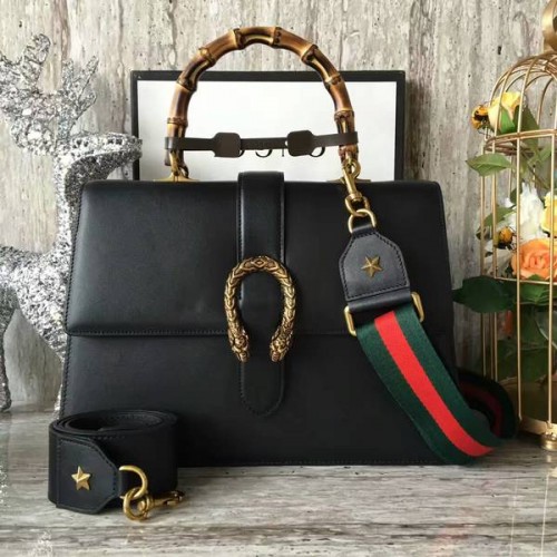 Gucci Now Bamboo Shopper 421999A Zwart