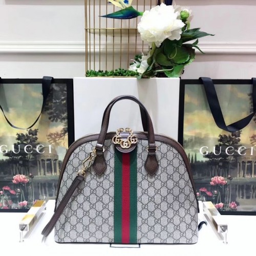 Gucci Ophidia GG medium handtas 524533 bruin
