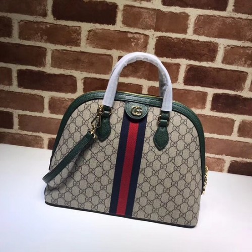 Gucci Ophidia GG medium handtas 524533 groen
